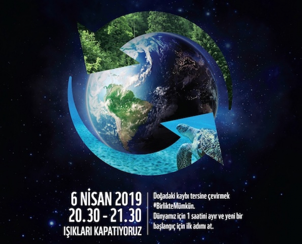 6 Nisan’da ışıklar doğa için bir saat kapatılacak