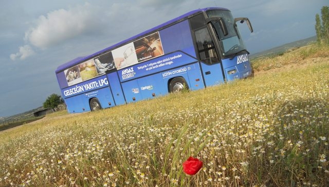 Aygaz Otogaz eğitim otobüsü yola çıktı