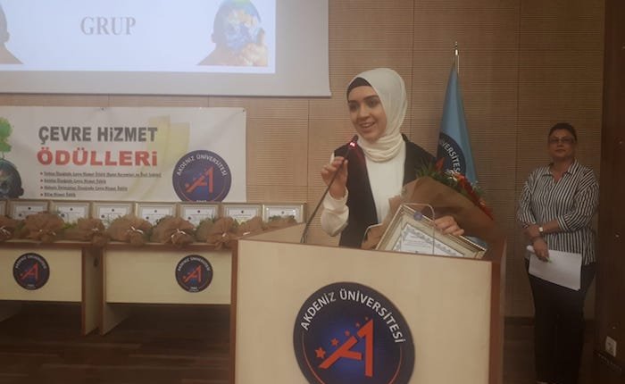 Akdeniz Üniversitesi’nden Mimsan’a çevre hizmet ödülü