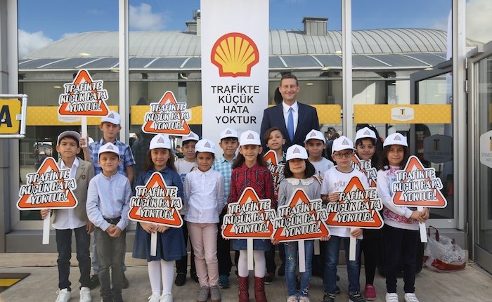 Shell çocukların trafik farkındalığını arttırma projesine katıldı