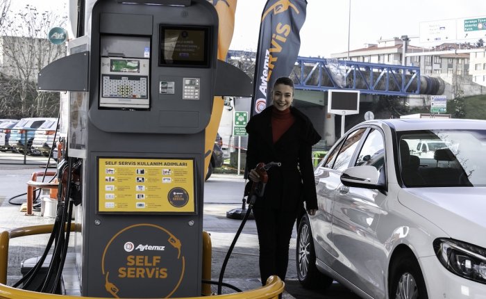 Aytemiz’den 325 bin kez self servis yakıt alındı