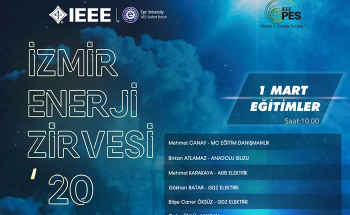 İzmir Enerji Zirvesi 29 Şubat’ta toplanacak