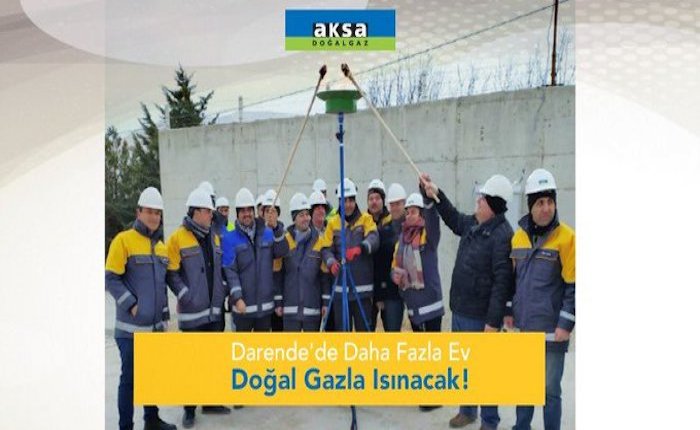 Malatya Darende’ye doğalgaz ulaştı