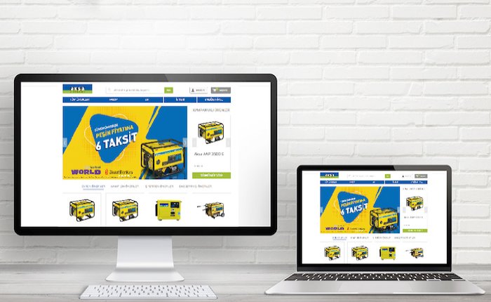 Aksa jeneratör satışını internete taşıdı