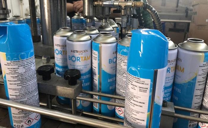 Bor içerikli yüzey dezenfektanı üretimi başlıyor