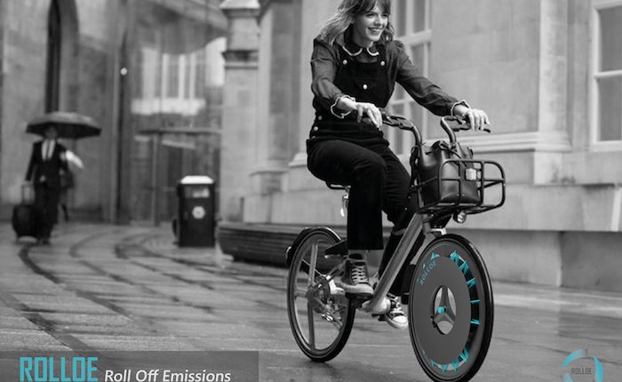 Havayı temizleyen bisiklet tekeri geliştirildi