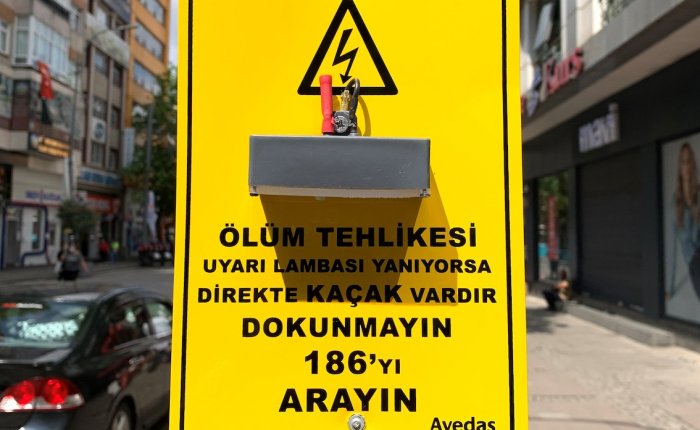 Elektrik kaçağını haber veren direk!