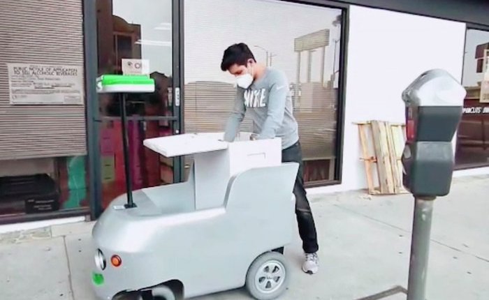 Market alışverişlerinde uzaktan kumandalı elektrikli araçla teslimat dönemi