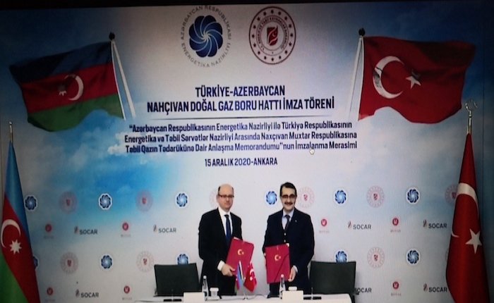 Nahçıvan’a Türkiye üzeri gaz tedariki için yeni hat kurulacak