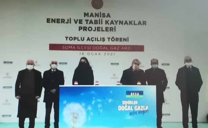 Aksa, Soma ve Kırkağaç'a doğal gaz ulaştırdı