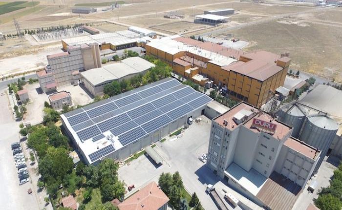Duru Bulgur üretimde güneş elektriği kullanmaya başladı