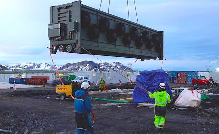 İzlanda’da jeotermal elektrikle çalışan karbon yakalama tesisi kuruldu