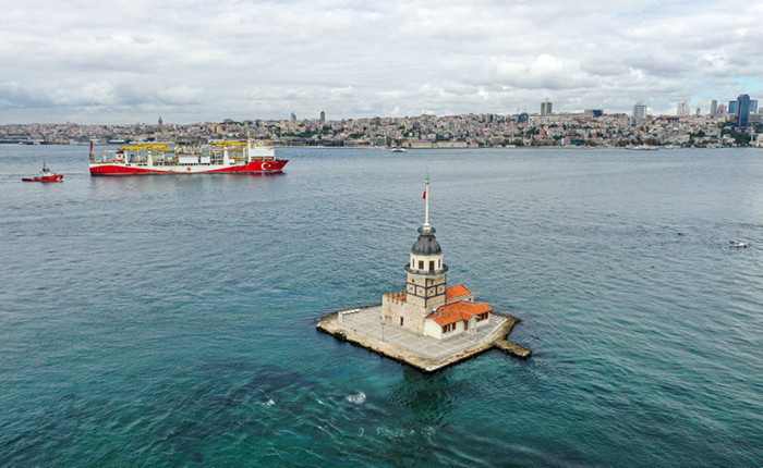 Yavuz Sondaj Gemisi Karadeniz görevi için yola çıktı