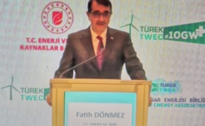 Dönmez: Elektriğimizin yüzde 10’unu rüzgârdan karşılıyoruz