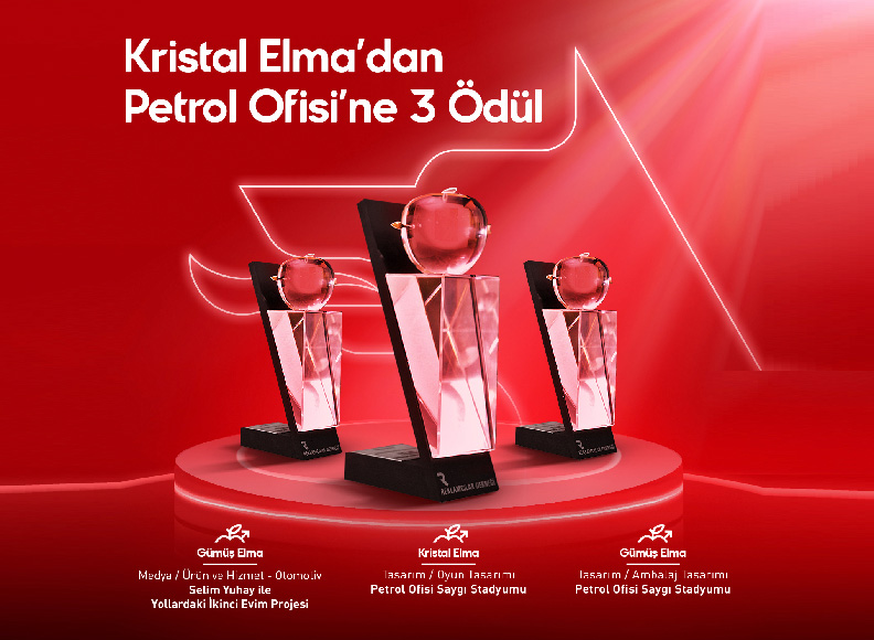 Petrol Ofisi, Kristal Elma’dan 3 ödül aldı