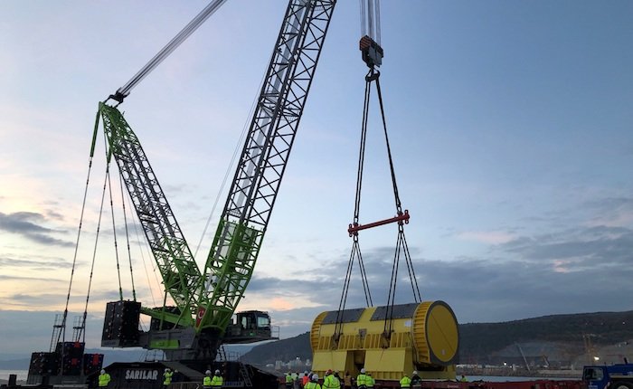 Akkuyu NGS’de turbo jeneratör sahaya ulaştı