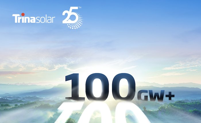 Trina Solar 25 yılda 100 bin MW’lık panel sevketti