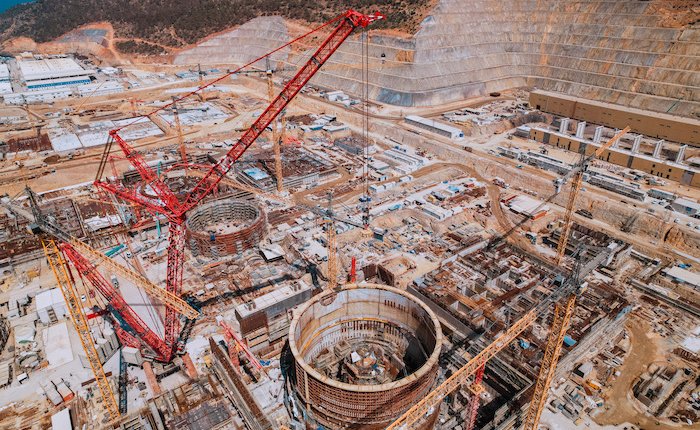 Akkuyu NGS’de iç koruma kabuğu 3’üncü katmanı kuruldu