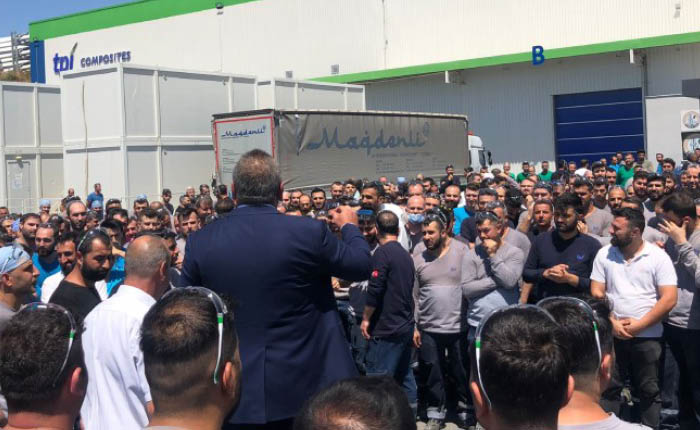 TPI Kompozit işçileri asgari ücrete ilave %15 zam istiyor
