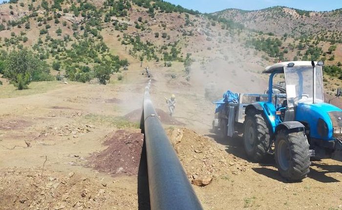 Bismil-Bingöl gaz boru hattı tamamlandı