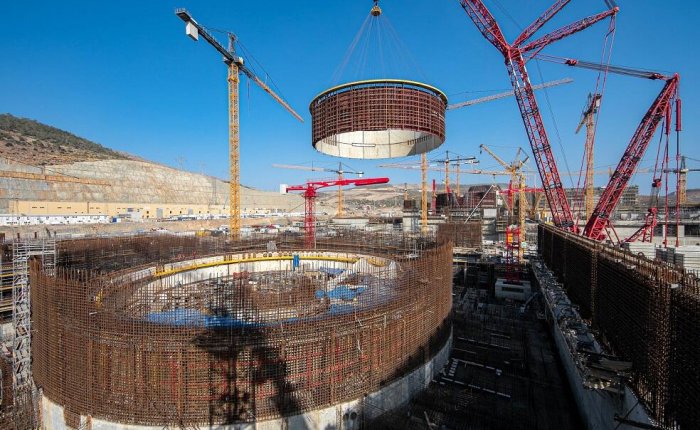 Akkuyu NGS’nin İKK montajında bir aşama daha kaydedildi
