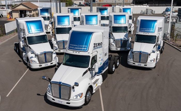 Toyota hidrojen yakıtlı kamyonetler için fon aldı