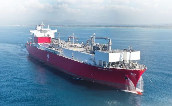 Ertuğrul Gazi FSRU, deprem bölgesine gaz sağladı