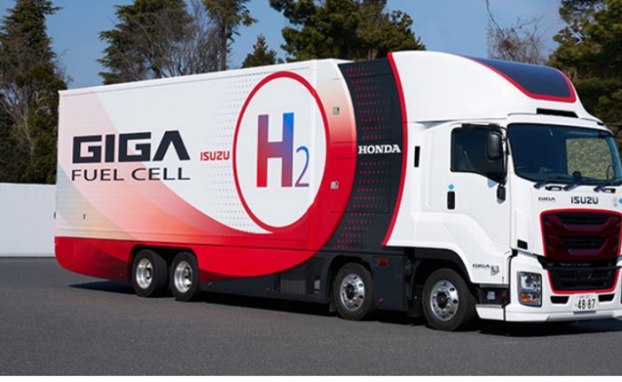 Honda ve Isuzu'dan Hidrojenli kamyon