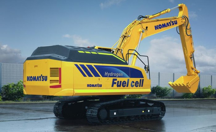 Komatsu’dan  hidrojenli ekskavatör
