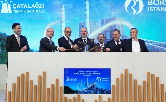 Borsa İstanbul’da gong, ÇATES için çaldı