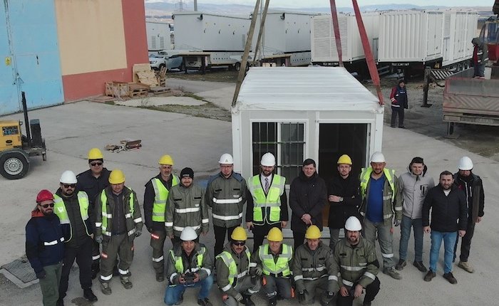 OEDAŞ, afetler için yaşam konteynerleri aldı