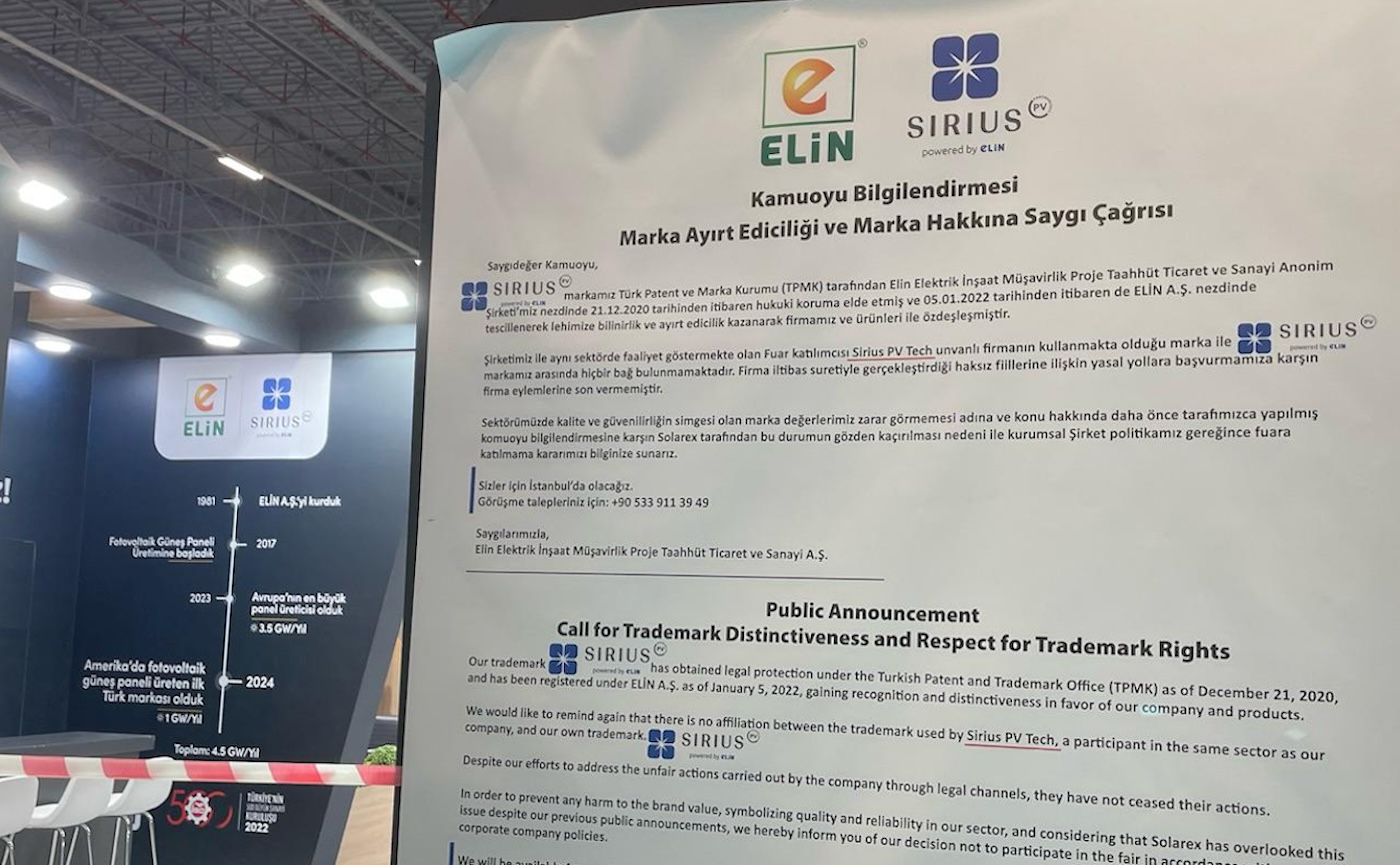 SolarEX Fuarı’nda marka ve patent kavgası