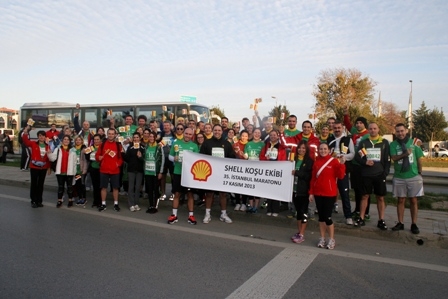 Shell koşu ekibi, kadınların eğitimi için koştu