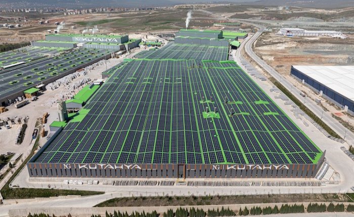 NG Kütahya Seramik, çatı GES’te üretime başladı