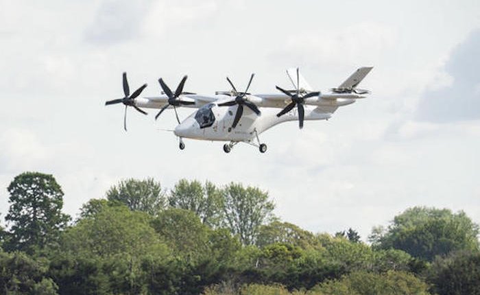 Vertical Aerospace’ın eVTOL aracından pilotlu uçuş