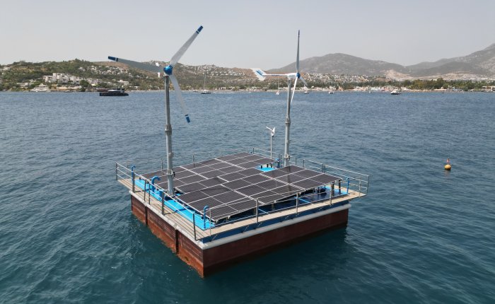 Bodrum’da deniz suyu yenilenebilir enerjiyle arıtılıyor