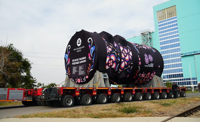 Rosatom, Akkuyu NGS için reaktör basınç kabını gönderdi