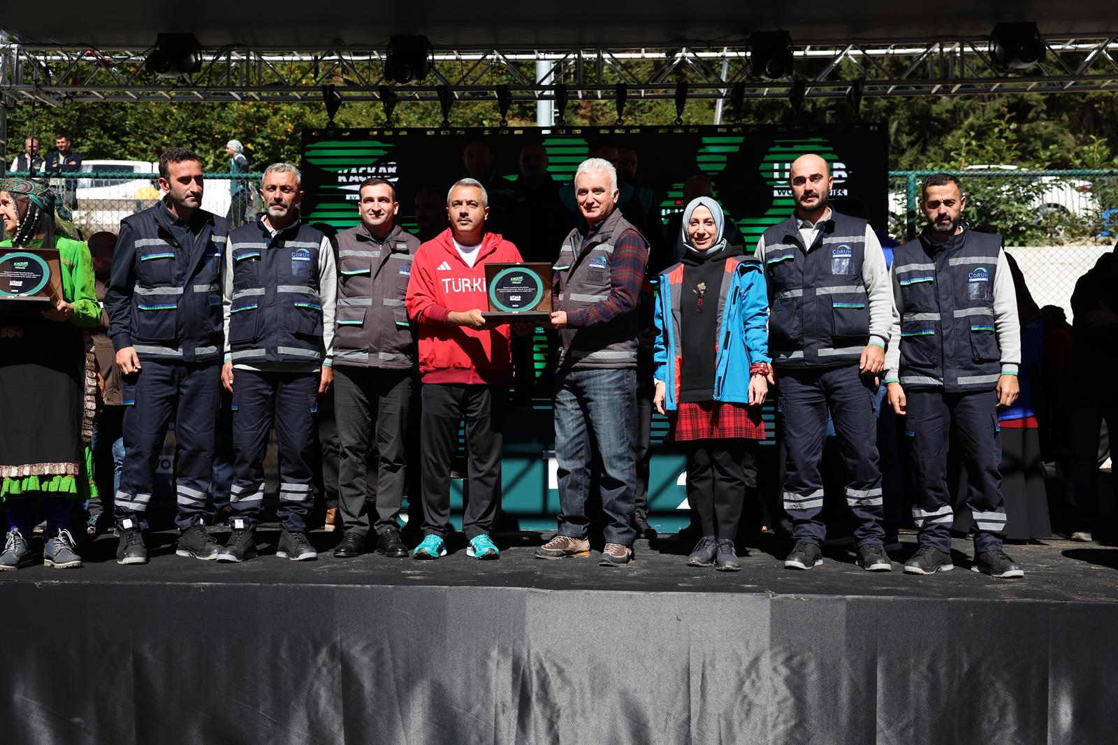 Sel sonrası Rize'deki ultra maratona Çoruh EDAŞ desteği