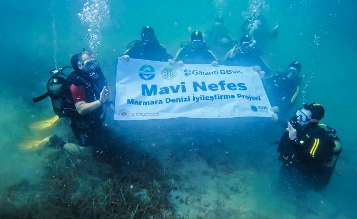 Marmara tabanındaki müsilaj hava basıncıyla temizleniyor
