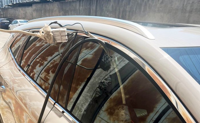 Şanlıurfa’da kaçak elektrikle araç şarj istasyonu