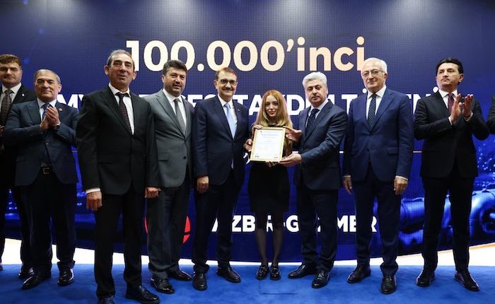 GAZBİR-GAZMER’den 100.000’inci MYK Mesleki Yeterlilik Belgesi