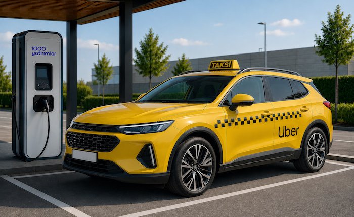 Uber ve BinBin taksilerde elektrikli dönüşüm başlatıyor