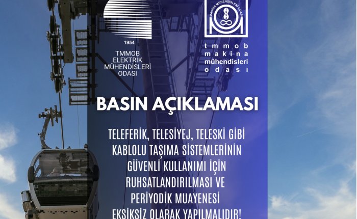 EMO ve MMO’dan Kablolu taşımada periyodik muayene uyarısı