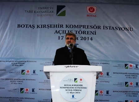 BOTAŞ Mucur doğalgaz kompresör istasyonu açıldı