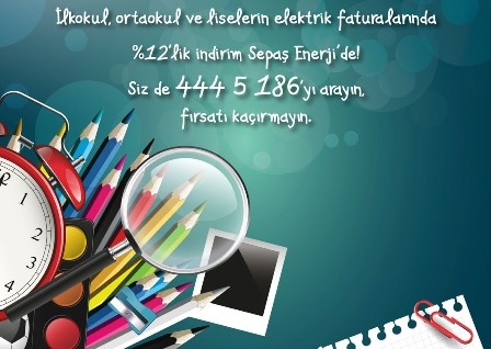 Okullara yüzde 12 indirimli elektrik