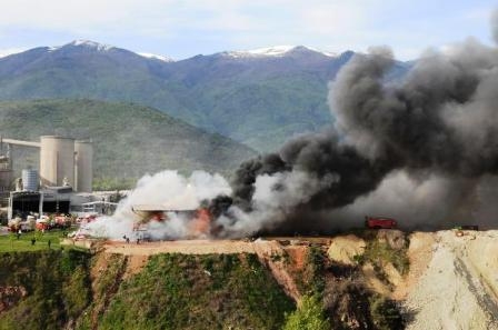 Bursa Çimento’da yangın