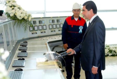 Çalık Enerji’nin Türkmenistan`da kurduğu santral açıldı