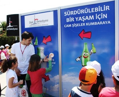 Şişli’de 1 günde 2 bin cam şişe geri dönüşüme kazandırıldı