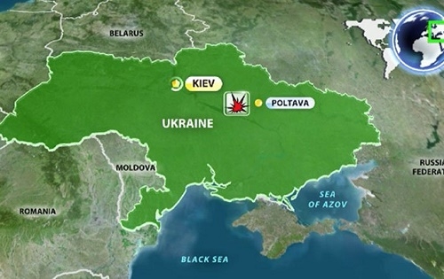 Ukrayna`da transit gaz boru hattında patlama