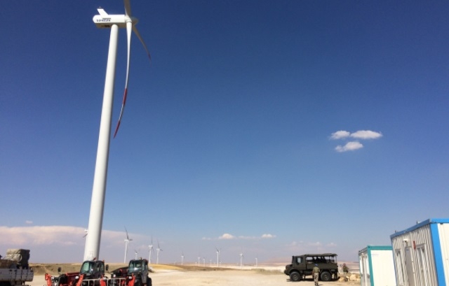 Kangal rüzgâr santrali üretimde